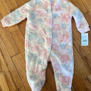 Baby girl footie pj
